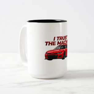 2 Couleurs Tasse deux tons Stock Car Je fais confiance à la