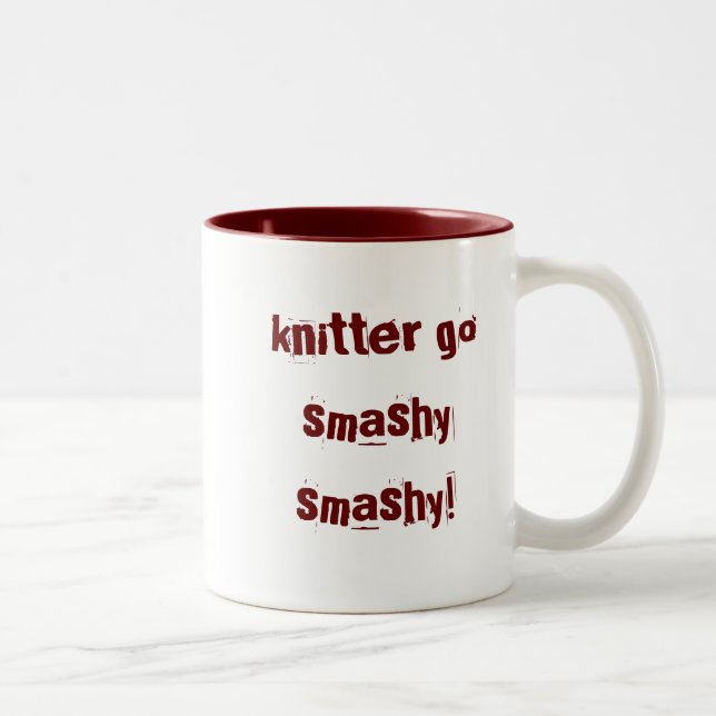 2 Couleurs Tasse d'ha - smashy et logo (Droit)