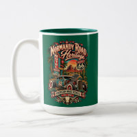 Tasse d'héritage de la route de Normandie verte -