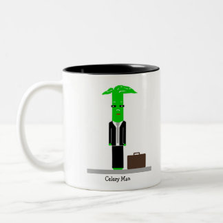 2 Couleurs Tasse d'homme de céleri
