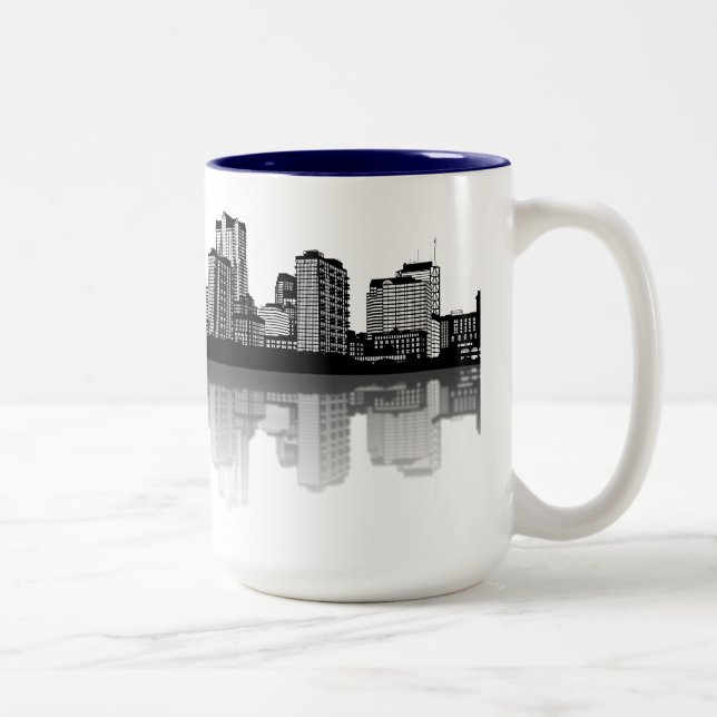 2 Couleurs Tasse d'horizon de St Louis (b/w) (Droit)