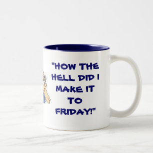 2 Couleurs Tasse d'humour