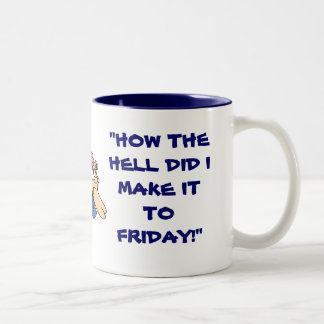 2 Couleurs Tasse d'humour