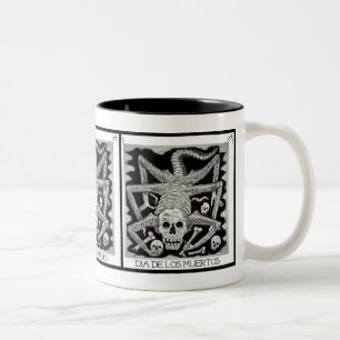 2 Couleurs Tasse Dia De Los Muertos