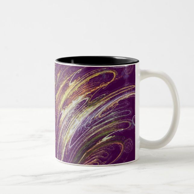 2 Couleurs Tasse d'imaginaire de prune (Droit)