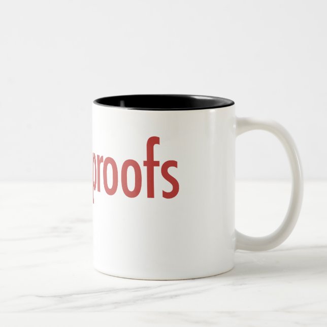 2 Couleurs Tasse d'Instaproofs - ton deux de petite taille (Droit)