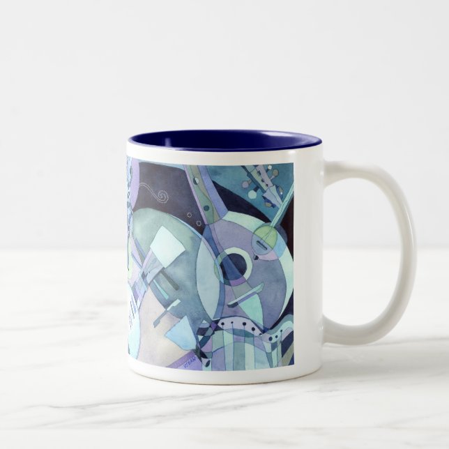 2 Couleurs Tasse d'instruments de musique (Droit)