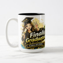 Tasse Diplômé Enfin Promotion 2026 Cadeau