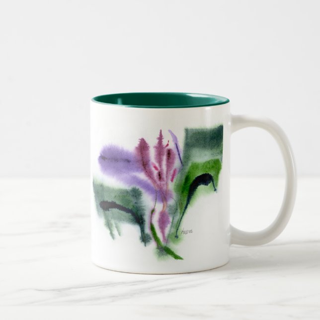 2 Couleurs Tasse d'iris (Droit)