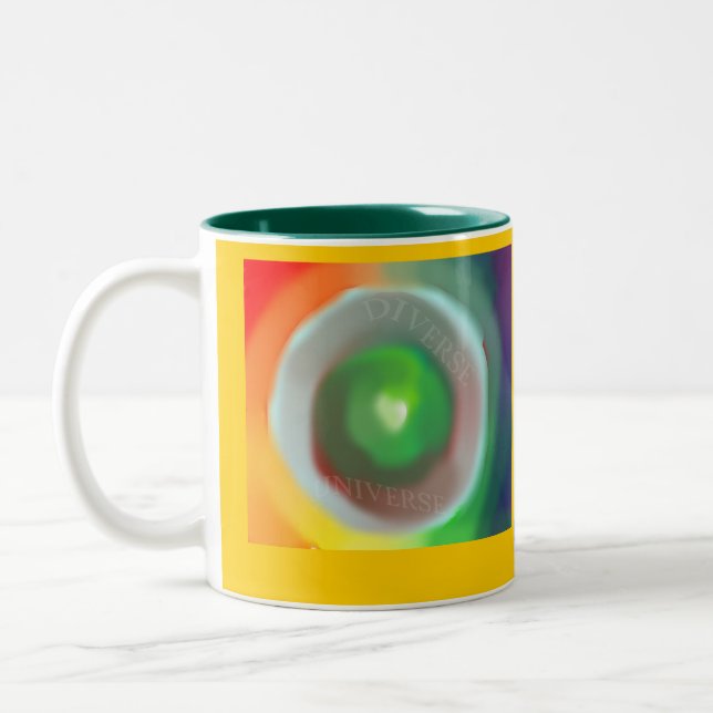 2 Couleurs Tasse diverse d'univers (Gauche)