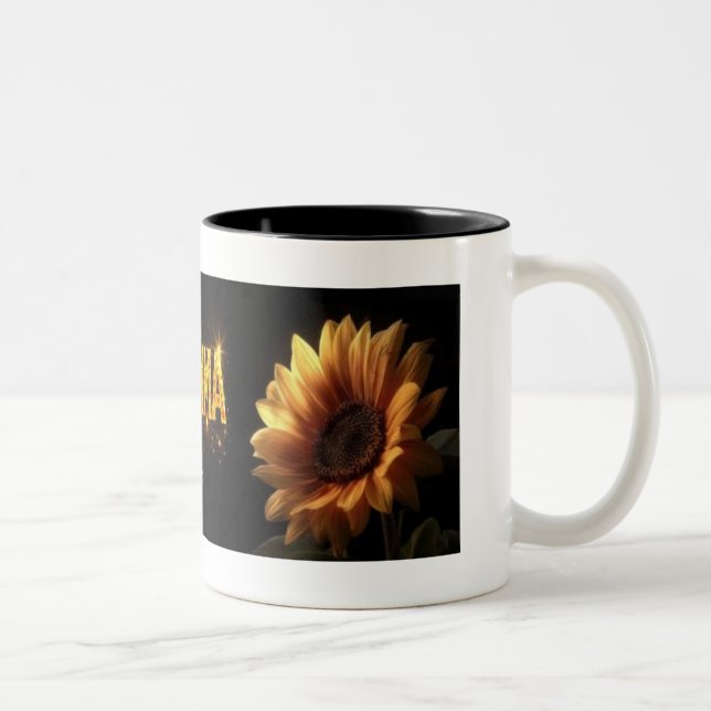 2 Couleurs Tasse DJ Fière Maman (Droit)