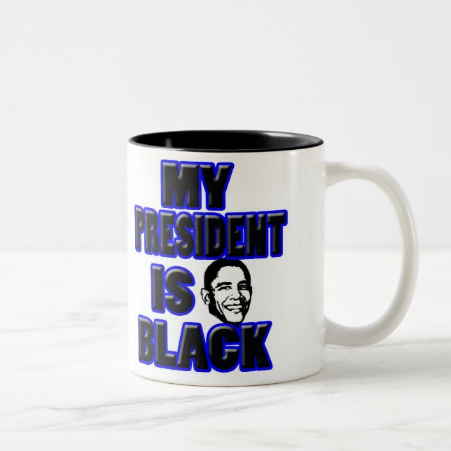 2 Couleurs Tasse d'Obama (bleue) (Droit)