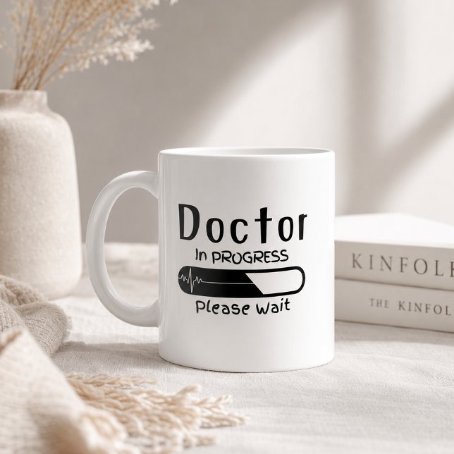 2 Couleurs Tasse Doctorant | Futur Médecin (Créateur téléchargé)