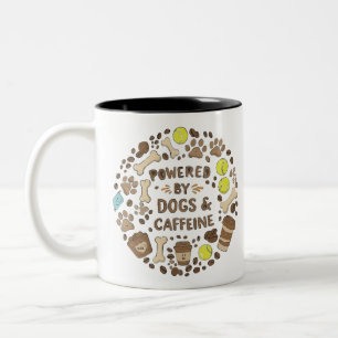 2 Couleurs Tasse Dog Dad Vibes – Chien cool drôle en lunettes