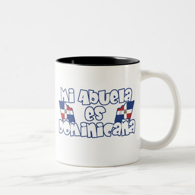 2 Couleurs Tasse Dominicana d'Abuela (Droit)