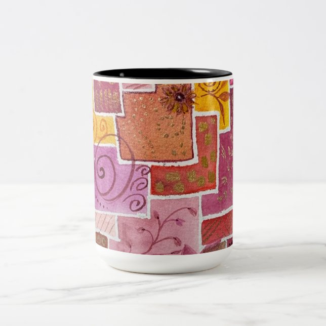2 Couleurs Tasse Doodle par Jill (Centre)