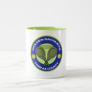 2 Couleurs Tasse d'or de raquettes