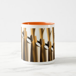 2 Couleurs Tasse d'or de tuyaux