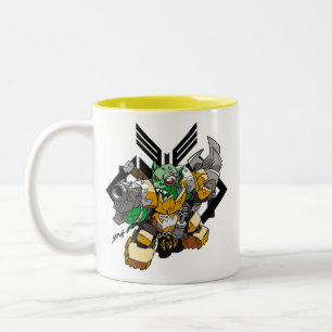 2 Couleurs Tasse d'Orc de l'espace de MÉTA