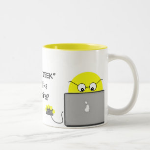 2 Couleurs Tasse d'ordinateur de technologie de geek