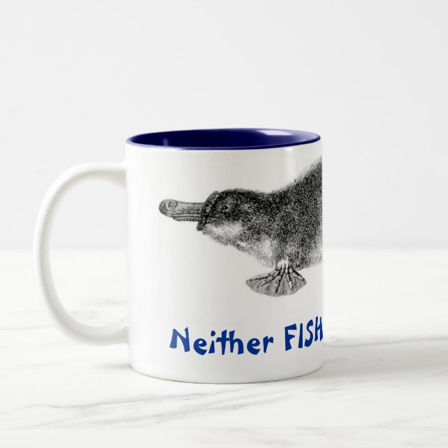 2 Couleurs Tasse d'ornithorynque (Gauche)