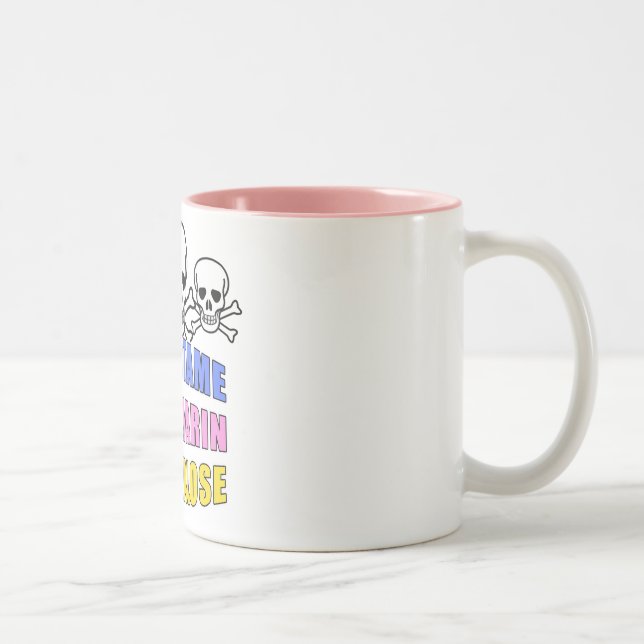 2 Couleurs Tasse douce de poisons (Droit)