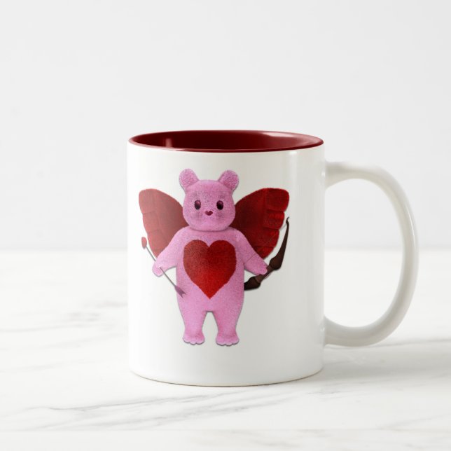 2 Couleurs Tasse d'ours de cupidon (Droit)