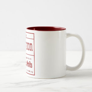 2 Couleurs Tasse d'oxymoron