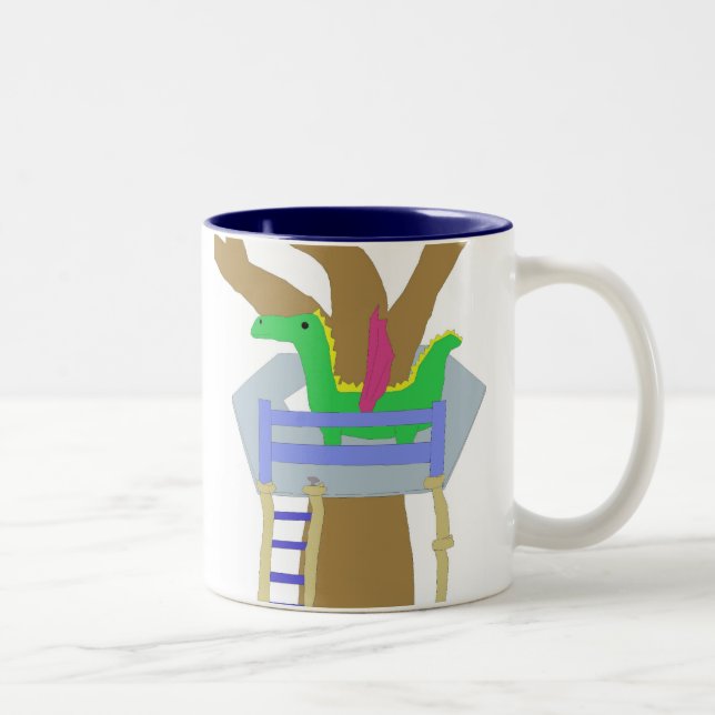 2 Couleurs Tasse Dragon Treehouse (Droit)