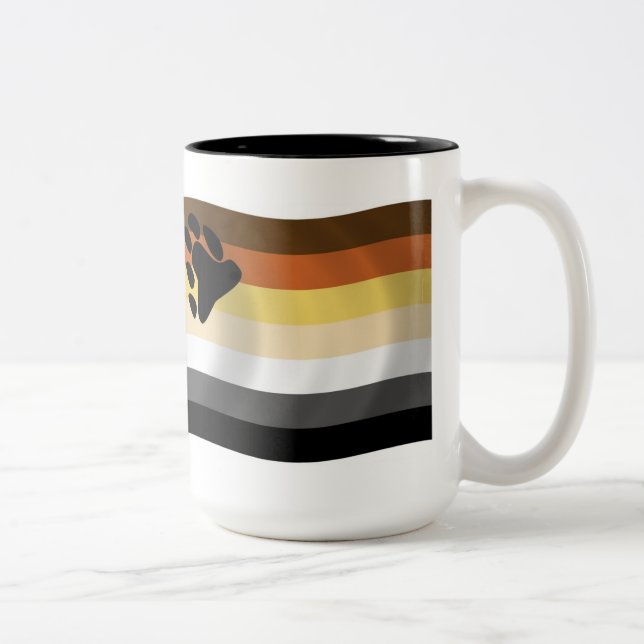 2 Couleurs Tasse Drapeau de la Fraternité de l'Ours (Droit)