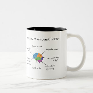 2 Couleurs Tasse drôle Anatomie d'un surpenseur