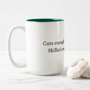 2 Couleurs Tasse drôle avec citation d'infirmière