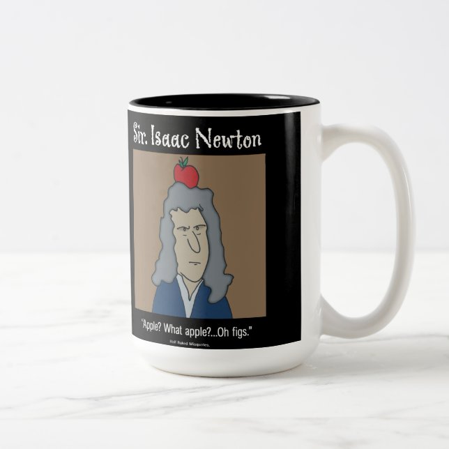 2 Couleurs Tasse drôle de Newton (Droit)