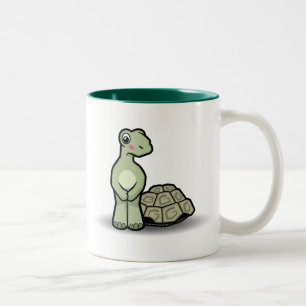 2 Couleurs Tasse drôle de tortue de SHELL-moins de bande