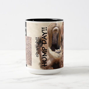 2 Couleurs Tasse drôle, noir et Tan de JOURNÉE EN MILIEU DE