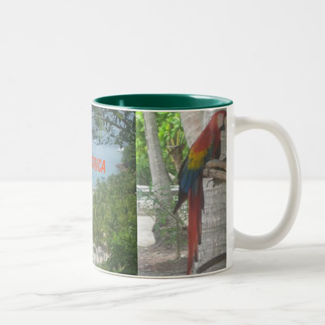 2 Couleurs Tasse du Costa Rica (Droit)