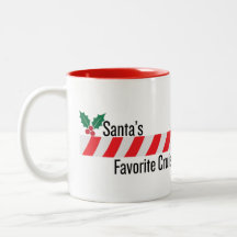 Tasse du Croiseur Favori du Père Noël