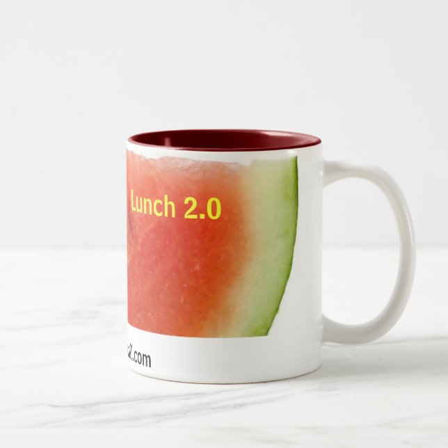 2 Couleurs Tasse du déjeuner 2,0 - pastèque (Droit)