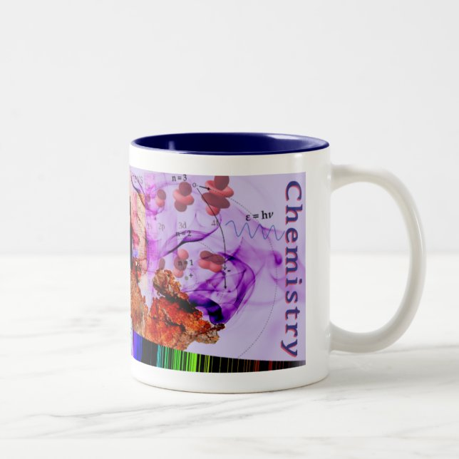 2 Couleurs Tasse du monde de chimie (Droit)