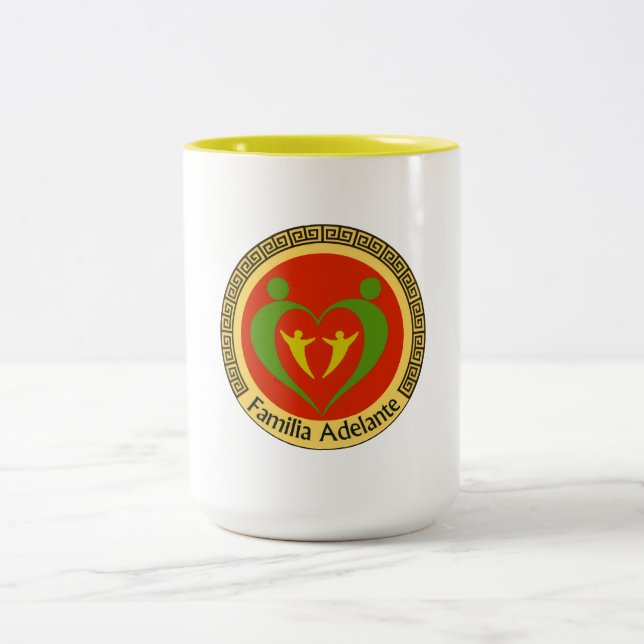 2 COULEURS TASSE DU PROGRAMME FAMILIA ADELANTE (Centre)