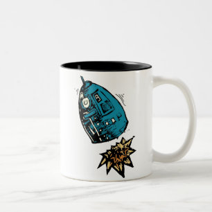 2 Couleurs Tasse du robot trois