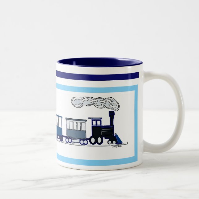 2 Couleurs Tasse du train des enfants (Droit)