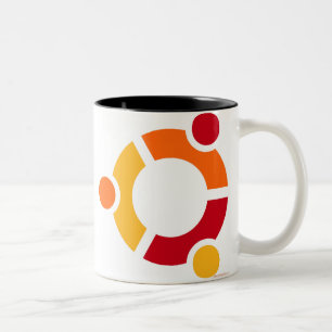 2 Couleurs Tasse d'Ubuntu