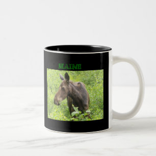 2 Couleurs Tasse d'un an d'orignaux
