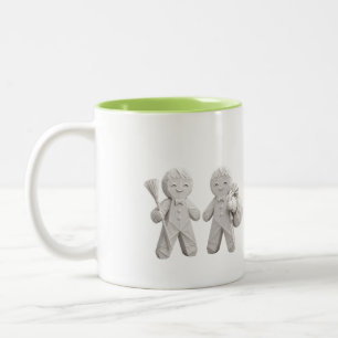 2 Couleurs Tasse Duo Origami Pain d'Épice