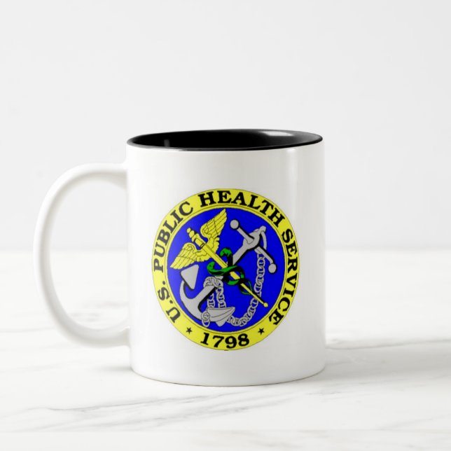 2 Couleurs Tasse d'USPHS (Gauche)