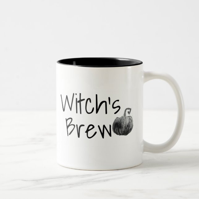 2 Couleurs Tasse éffrayante de sorcière de Halloween (Droit)