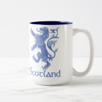 Tasse effrénée de lion de l'Ecosse, héritage