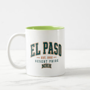2 Couleurs Tasse El Paso 1952 Desert Pride Vintage Americana