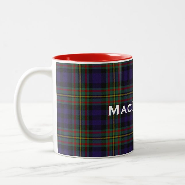 2 Couleurs Tasse élégante de plaid de tartan de MacLellan de (Gauche)